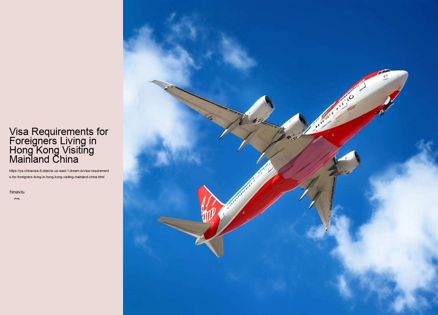 Visa Requirements for Foreigners Living in Hong Kong Visiting Mainland China